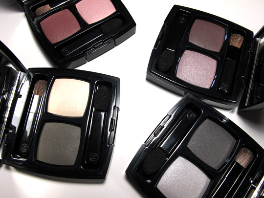 chanel ombres contraste eyeshadow duo review swatches top