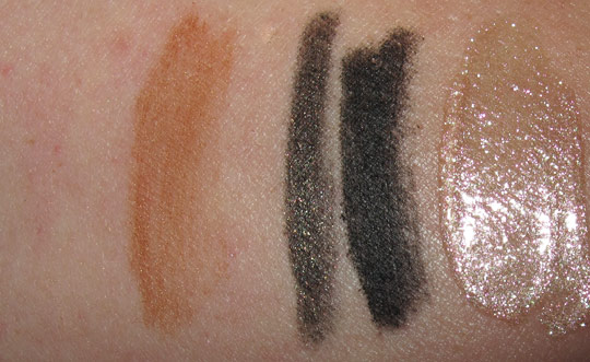 mac venomous villains review swatches photos dr facilier magically cool greasepaint lip gelee on nw25 skin