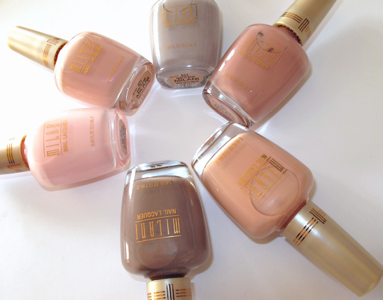 Milani Bare It All Swatches
