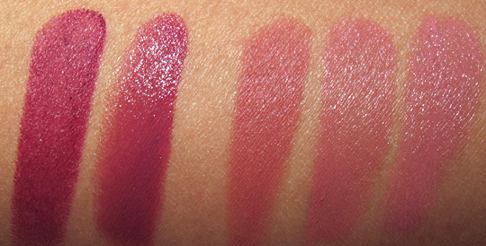 nars pure matte lipstick swatches review volga
