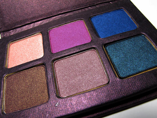 stila backstage eye shadow palette swatches review