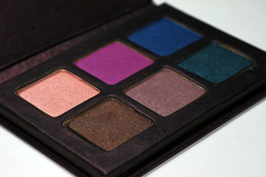 stila backstage eye shadow palette swatches review