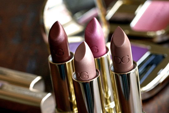 dolce gabbana ethereal beauty collection holiday 2010 photos lipsticks
