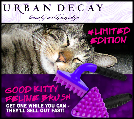 Tabs for the Urban Decay Good Kitty Cat Brush