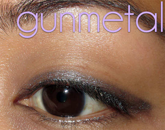 urban decay 24 7 jackpot swatches review gunmetal