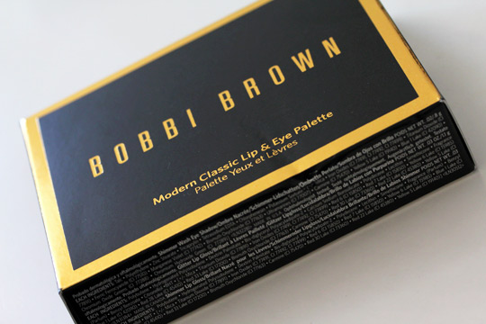 bobbi brown holiday 2010 modern classic lip eye palette box