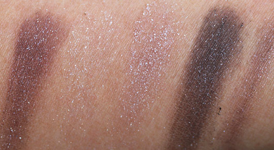 bobbi brown holiday 2010 swatches sparkle glamour quad