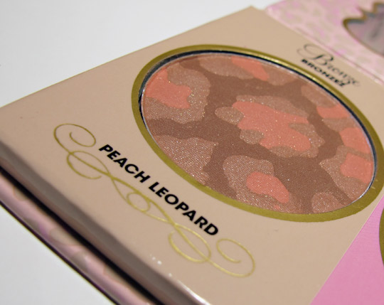 too faced leopard love palette review peach leopard