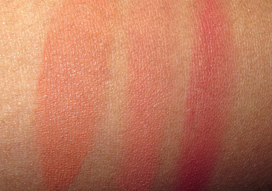 becca beach tint trio review swatches photos arm swatches