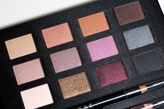 lorac box office hit review swatches photos eyeshadows in case