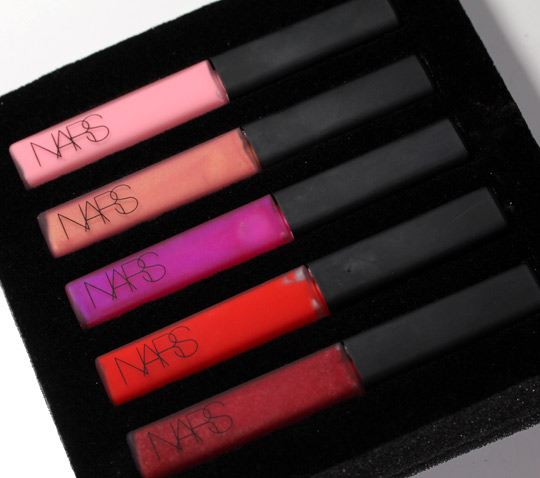 nars crazy heart swatches review photos glosses in box