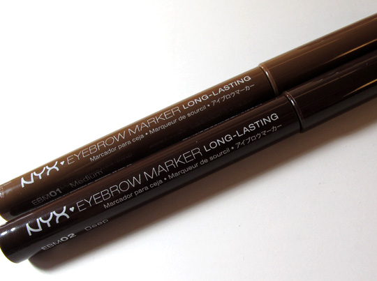 nyx eyebrow marker review pens