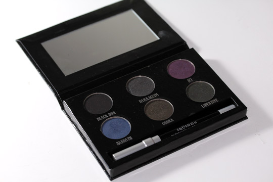 urban decay black palette review swatches photos open