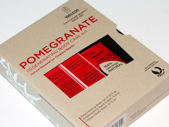 weleda pomegranate regenerating body care kit
