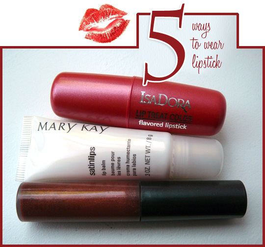 5 ways to wear lipstick