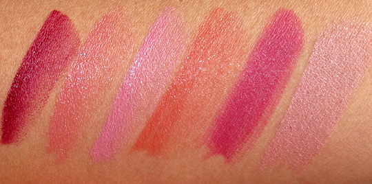 Benefit full finish lipstick review swatches photos spring 2011