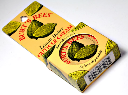 Burt's Bees Lemon Butter Cuticle Cream box
