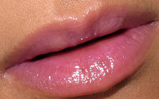 benefit kiss you ultra shines gloss on karen of makeup and beauty blog