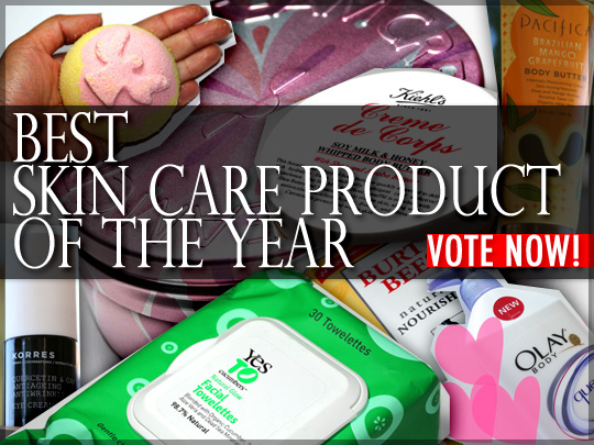 Cast your vote for the best skin care product of 2010