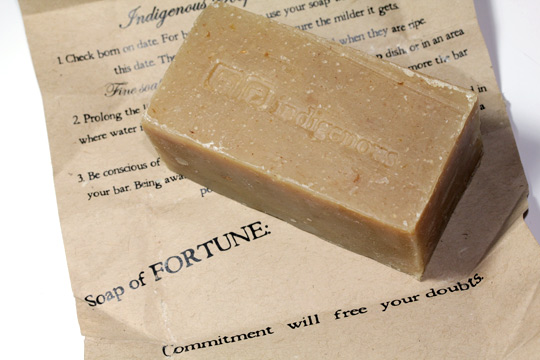 indigenous soap company love child review soap fortune