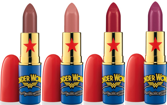 mac wonder woman lipsticks