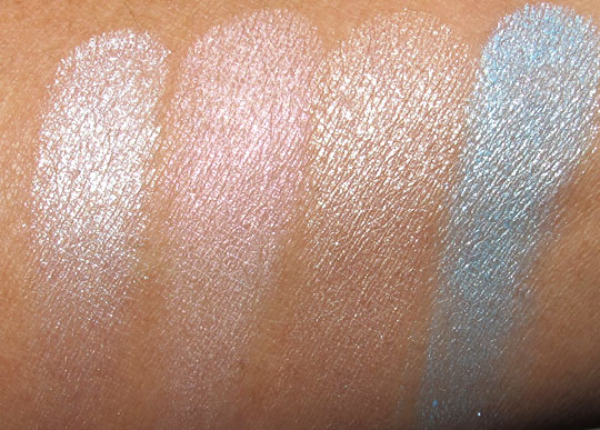 buxom stay there eye shadow swatches spring 2011 with the flash