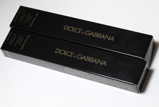dolce gabbana perfect finish concealer review boxes