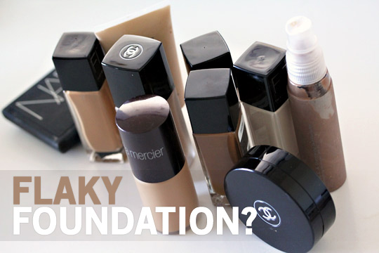 What to do about flaky foundation