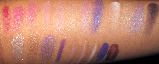 lancome ultra lavande swatches with the flash