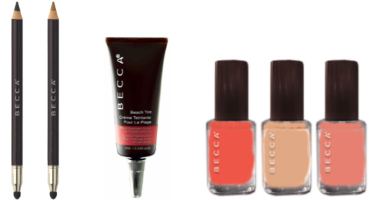 becca halcyon days collection spring 2011 liners beach tint nail colour