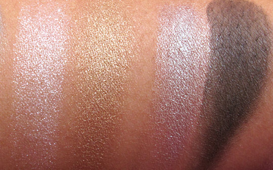 NARS Summer 2011 swatches exotic dance dogon without
