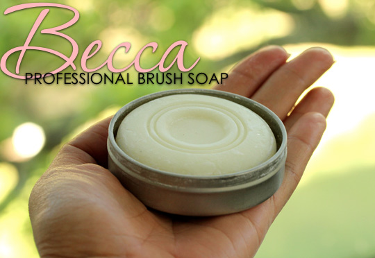 becca professional brush soap