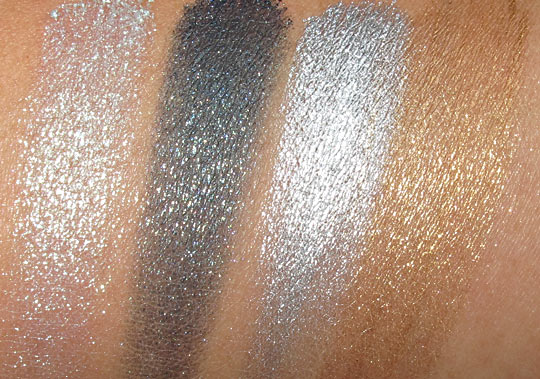 mac surf baby swatches Crushed Metallic Pigment in Surf the Ocean
