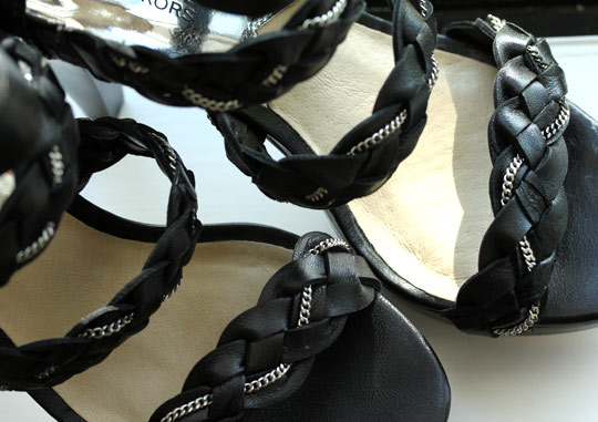 Michael Kors Braided Chain Platform Sandal