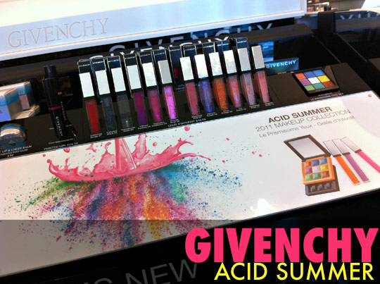 givenchy acid summer swatches