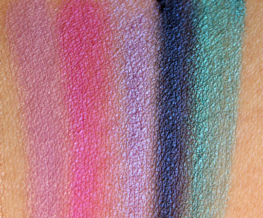 urban decay 15-year anniversary eyeshadow collection swatches 2