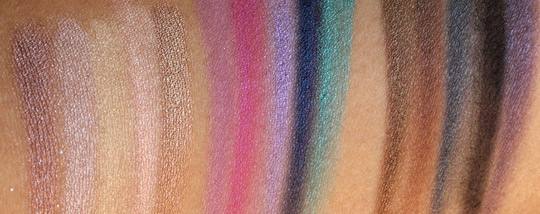urban decay 15-year anniversary eyeshadow collection swatches all