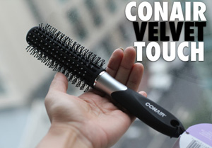 Conair Velvet Touch Medium Nylon Brush