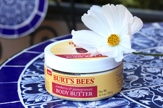 burts bees cranberry pomegranate body butter (3)