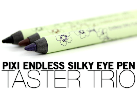 pixi endless silky eye pen taster trio