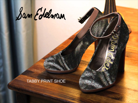 Tabs for the Sam Edelman Tabby Print Shoe
