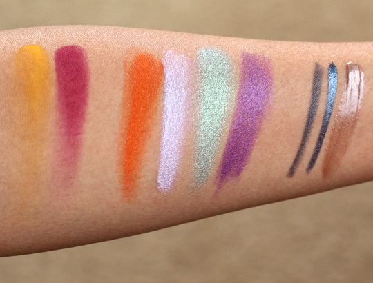 make up for ever spring 2012 pantone color report swatches