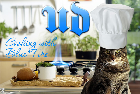 Tabs for Urban Decay Cooking with Blue Fire Collection