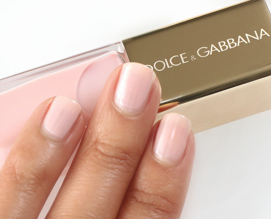 dolce and gabbana rose petal nail polish
