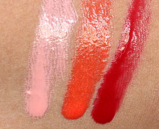 mac hey sailor swatches lipglasses