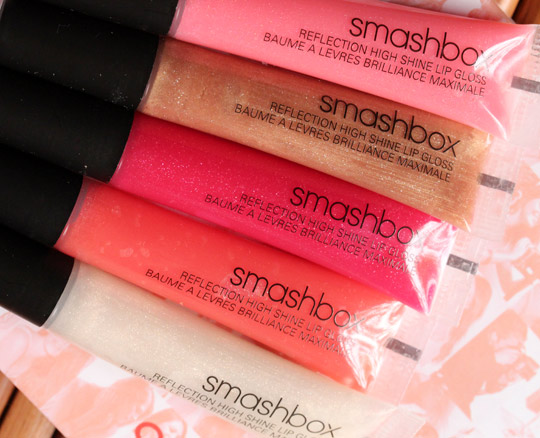 smashbox shades of fame reflection high shine lip gloss set 2