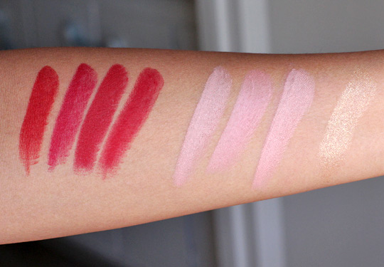 mac ruffian lipstick swatches
