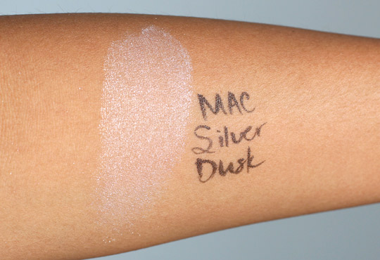 mac silver dusk swatch