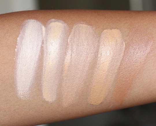 tarte maracuja miracle foundation swatches