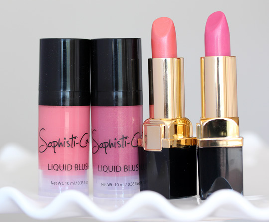 sophisti-cat cosmetics liquid blush lipstick